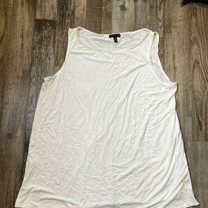 Eileen fisher tank top -white size XL pre owned